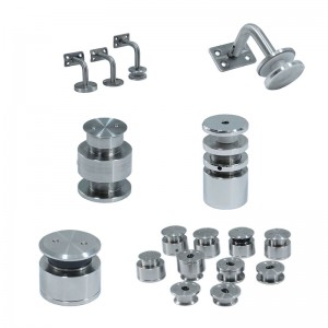 Ruostumattomasta teräksestä valmistetut kaiteet asusteet portaat ja parvekkeen lasisuojukset Tuotteet